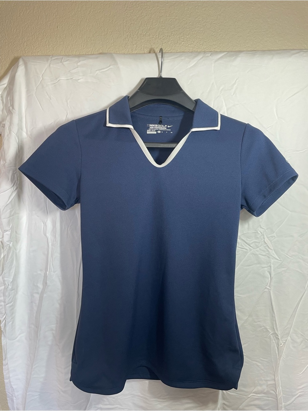 Nike Women's Golf tour performance Dri-fit Navy Short sleeve Tee